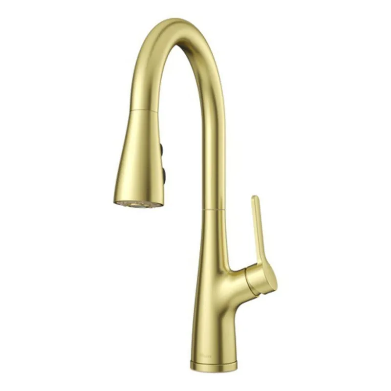 Pfister LG529-NEBG Neera Pull Down Kitchen Faucet in Brushed Gold