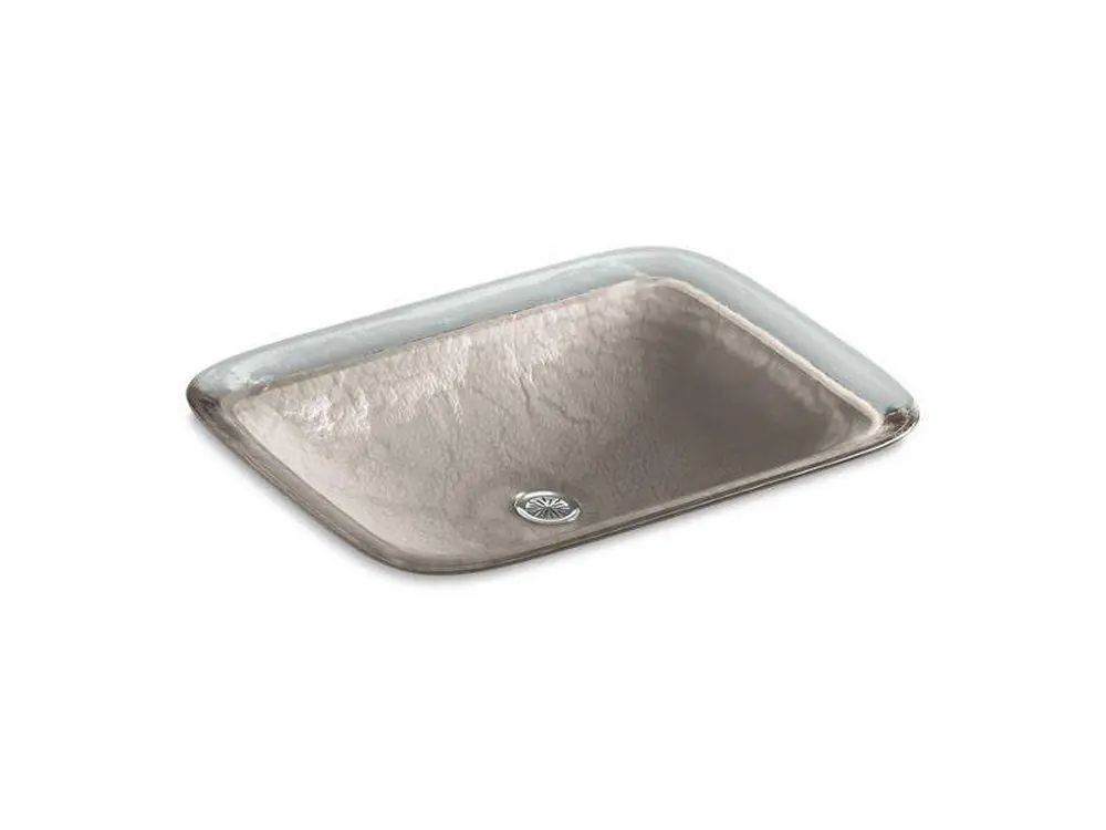 KOHLER 2773-G3-B11 Inia 20-5/8 x 14-15/16 in. Rectangular Undermount Bathroom Sink in Ice