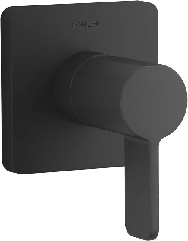 Kohler T23509-4-BL Parallel Single Handle Diverter Valve Trim in Matte Black