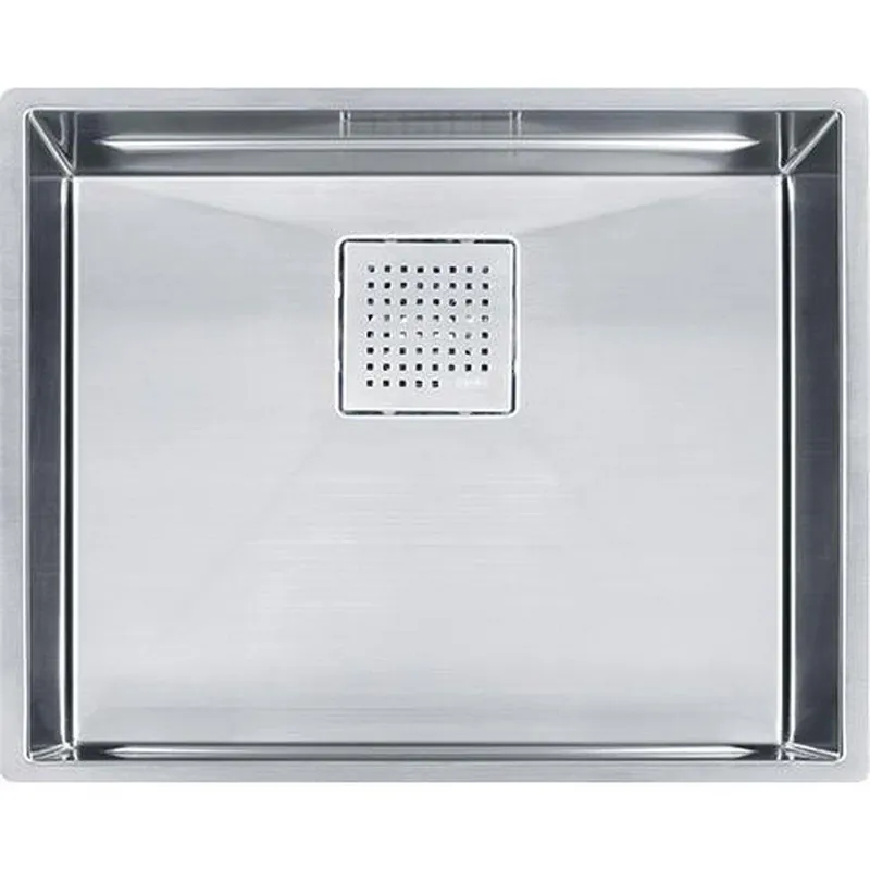 Franke PKX11021 Peak 22-13/16 x 17-3/4 in. No Hole Stainless Steel Single Bowl Undermount Kitchen Sink