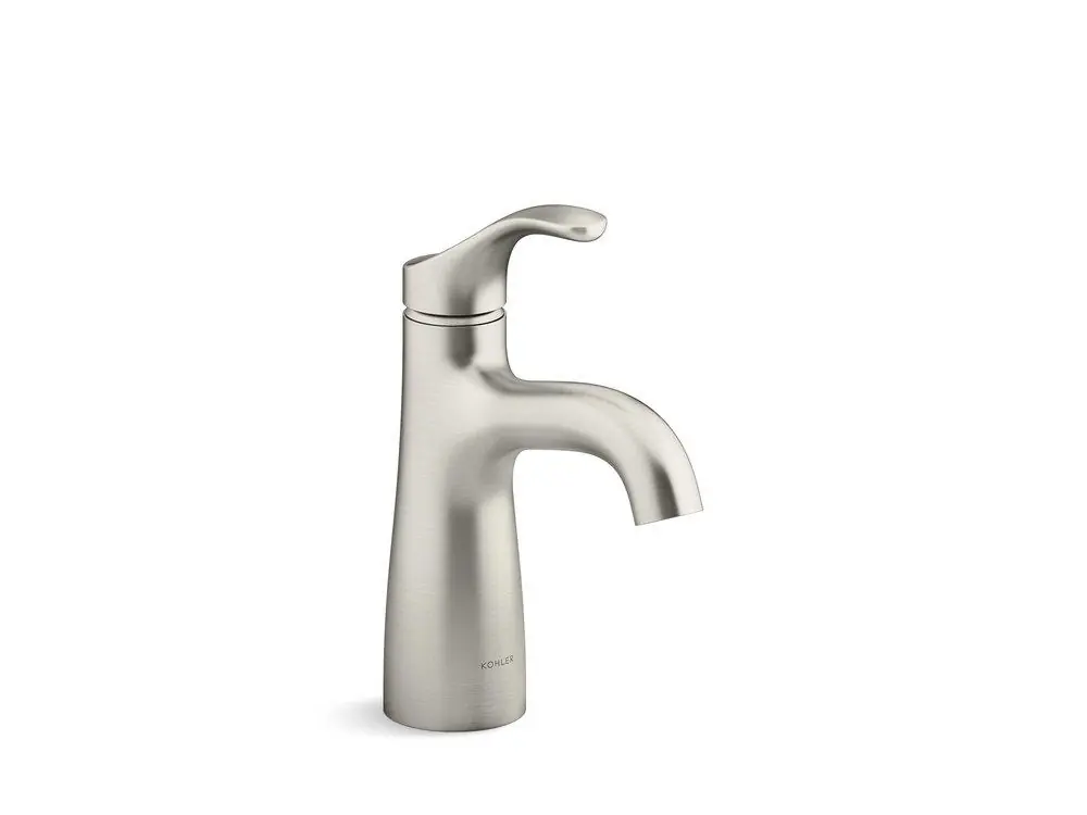 Kohler 27389-4-BN Simplice Single Handle Bathroom Sink Faucet in vibrant brushed nickel