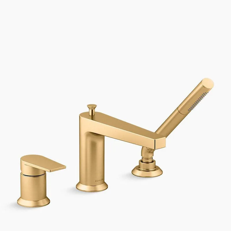 Kohler 74032-4-2MB Taut Single Handle Roman Tub Faucet with Handshower