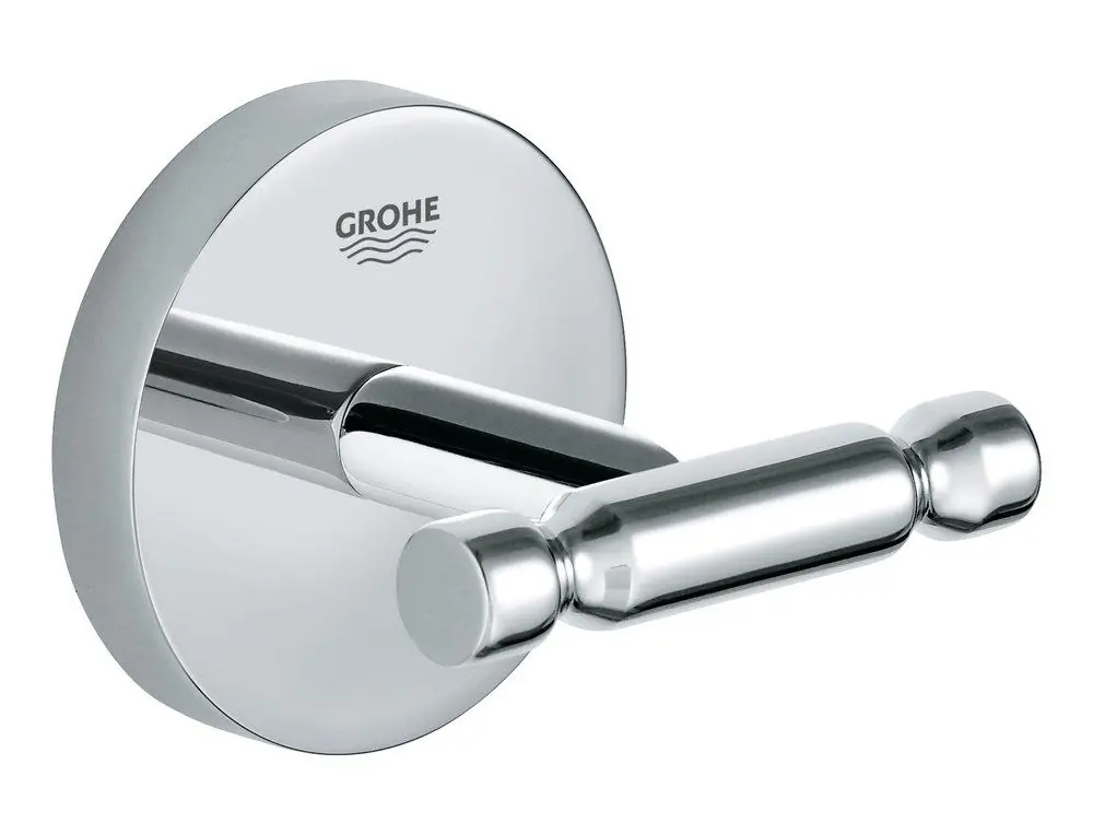 GROHE 40461001 BauCosmopolitan 2 Robe Hook in Starlight Chrome