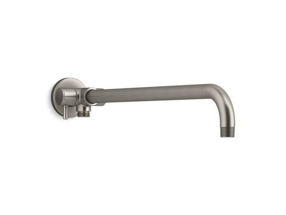 Kohler 76332-BN 18-3/16 in. Wall Mount Rainhead Arm with 3-Way Diverter
