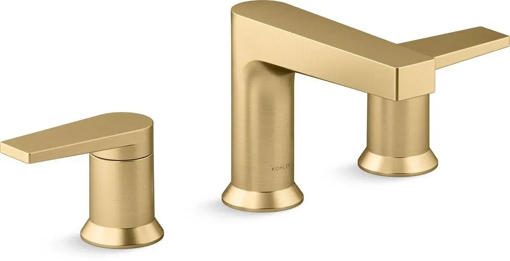 Kohler 97100-4-2MB Taut Two Handle Widespread Bathroom Sink Faucet