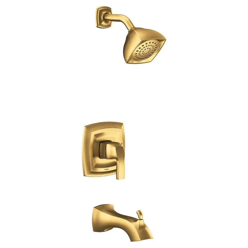 Moen UT2693EPBG Voss One Handle Single Function Bathtub & Shower Faucet in Brushed Gold (Trim Only)