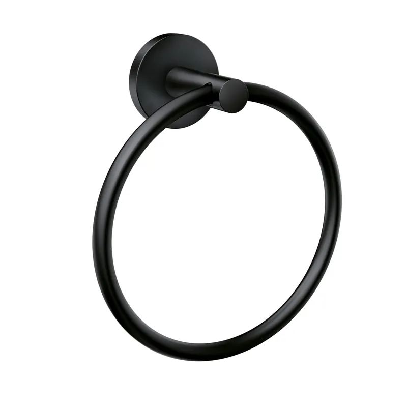 Moen Y5785BL Matte Black Towel Ring