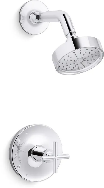 Kohler TS14422-3G-CP Purist One Handle Single Function Shower Faucet Trim Only