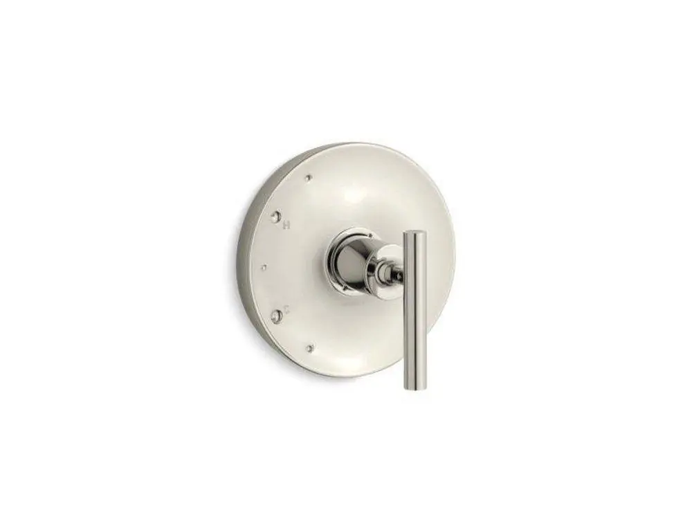 KOHLER TS14423-4-SN Purist Single Handle Pressure Balancing Valve Trim in Vibrant Polished Nickel