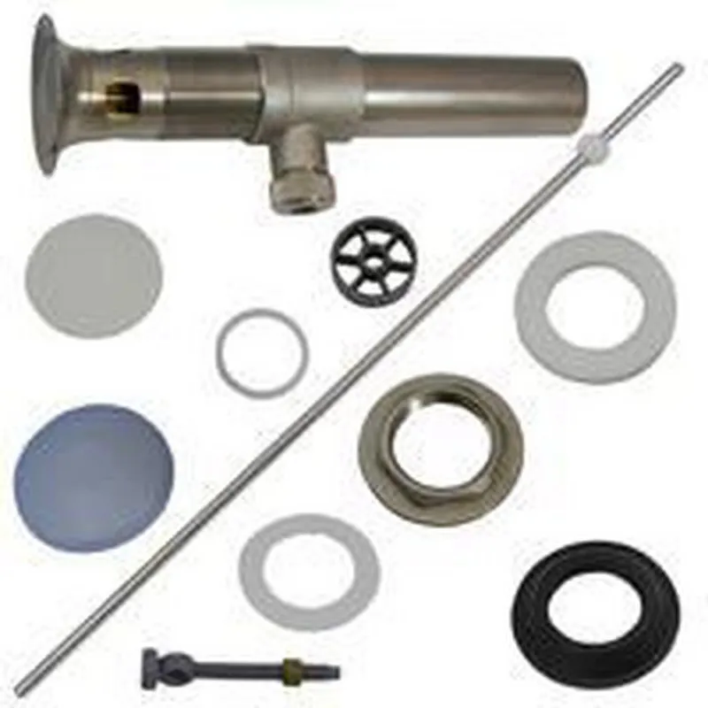 ROHL C7324 Brass, Plastic Pop-up Drain Assembly in White