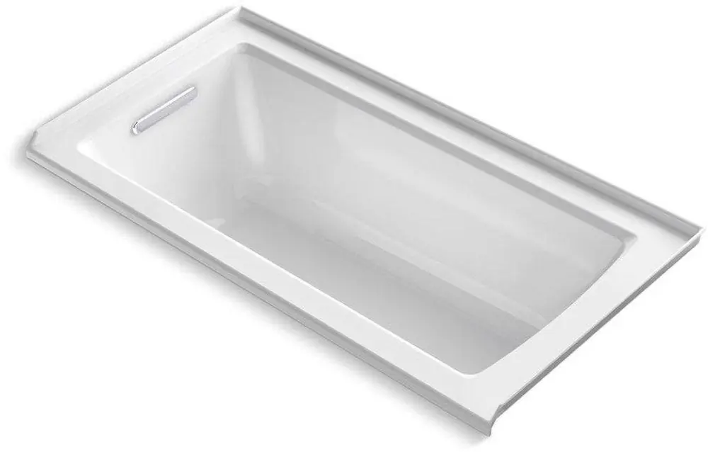 Kohler 1946-L-0 Archer 60 in. x 30 in. Soaker Alcove Bathtub with Left Drain