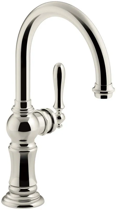 Kohler 99264-SN Artifacts Single Handle Bar Faucet in Vibrant Polished Nickel