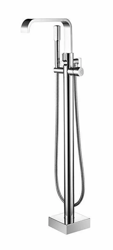 GROHE 2349100A Essence Single Handle Floor Mount Filler in Starlight Chrome