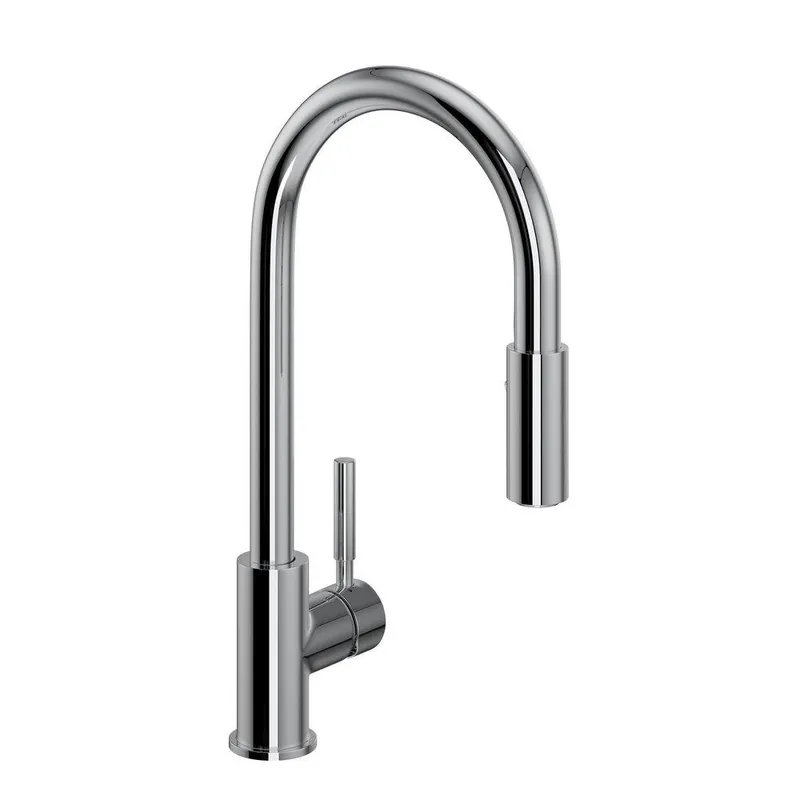 Rohl R7520APC Lux Single Handle Pull Down Kitchen Faucet in Polished Chrome