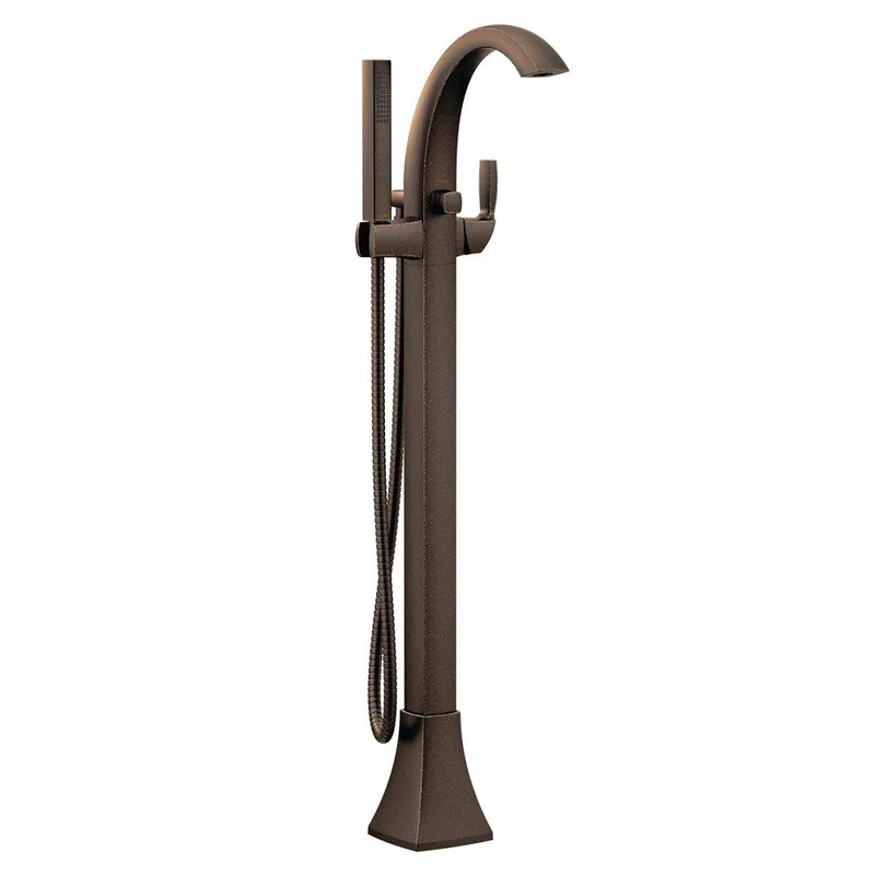Moen 695ORB Voss Single Lever Handle Floor Mount Filler in Oil Rubbed Bronze Trim Only