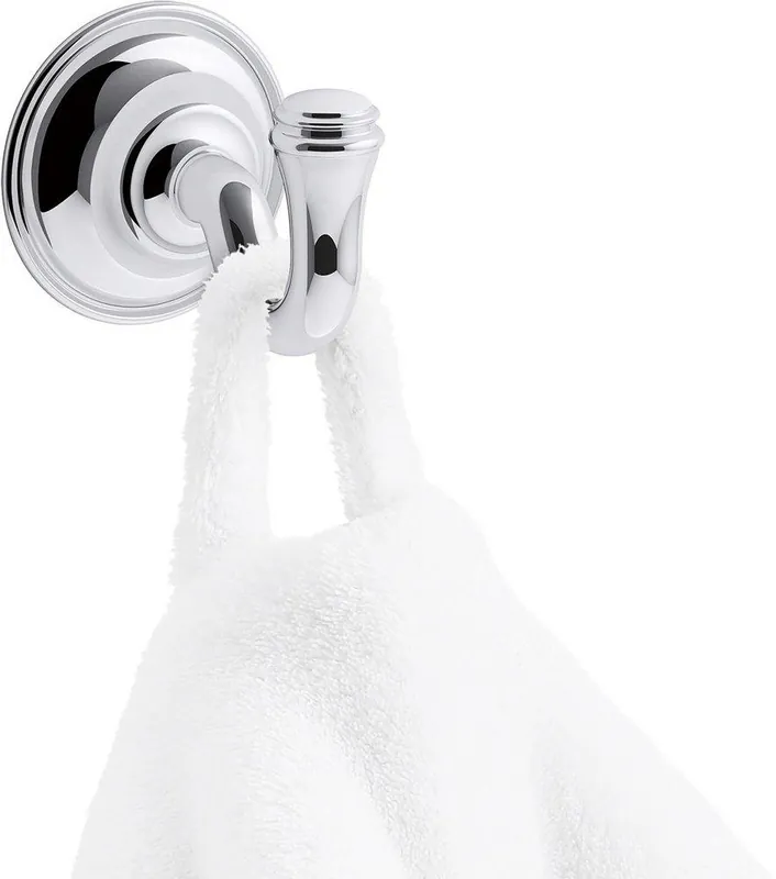 KOHLER 26500-CP Eclectic 1-Hook Robe Hook in Polished Chrome