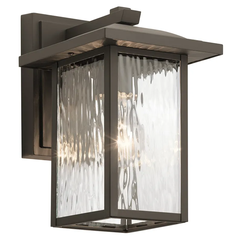 Kichler 49924OZ The 10in; 1-light outdoor wall light from the Capanna collection