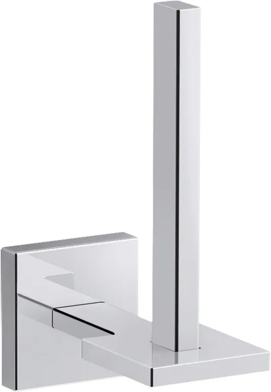 Kohler 23289-CP Square Wall Toilet Tissue Holder in Polished Chrome