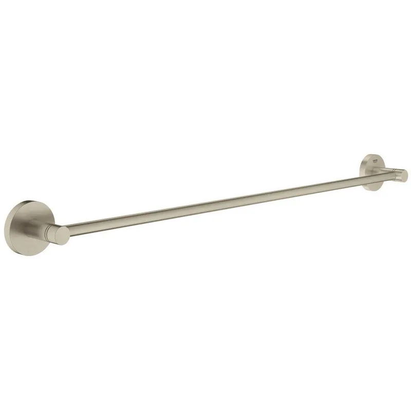 GROHE 40366EN1 Essentials 25-5/8 in. Towel Bar in Brushed Nickel