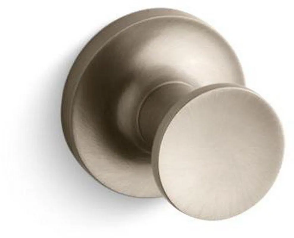 Kohler 14443-BV Purist 1 Robe Hook in Vibrant Brushed Bronze