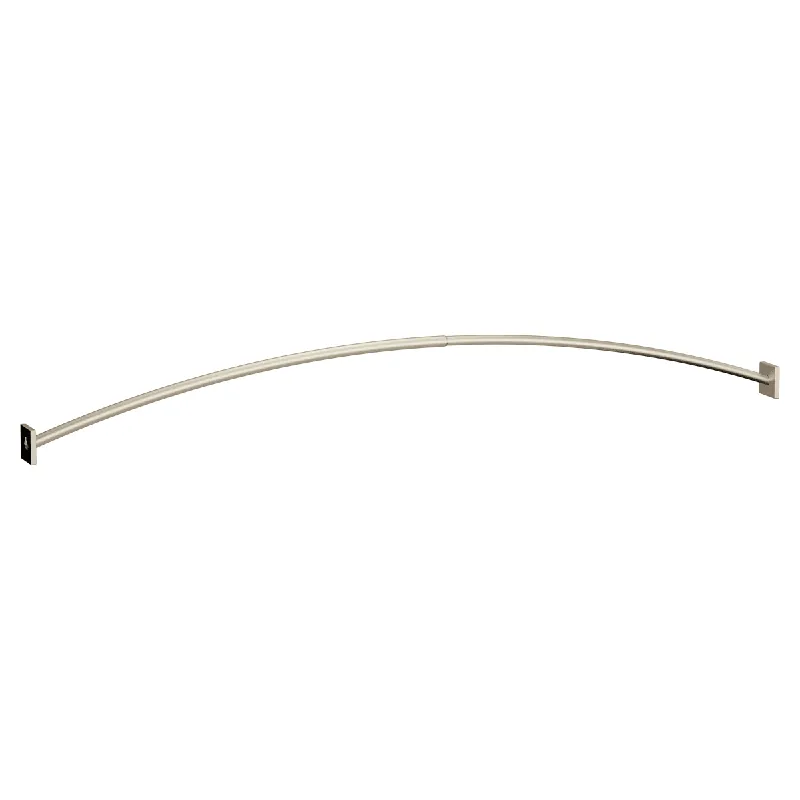 Moen CSR2169BN Triva Brushed Nickel Adjustable Curved Shower Rod
