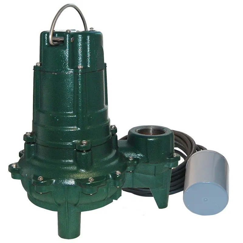 Zoeller 266-0005 Waste-Mate 2 in. 115V 9.4A 1/2 hp 128 gpm NPT Cast Iron Sewage Pump