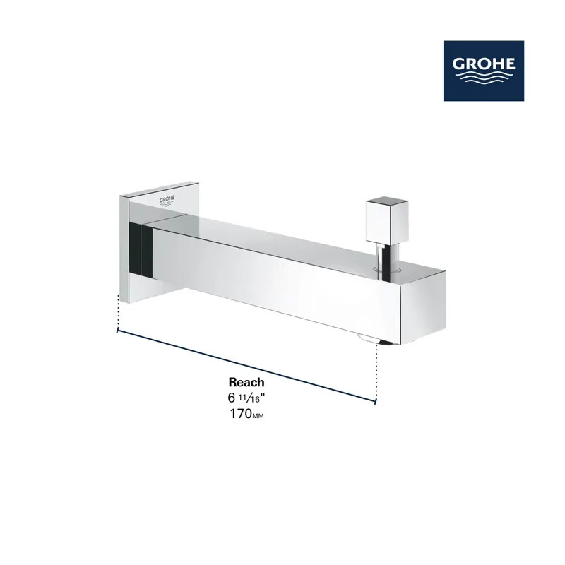 Grohe 133072430 Diverter Tub Spout in Matte Black