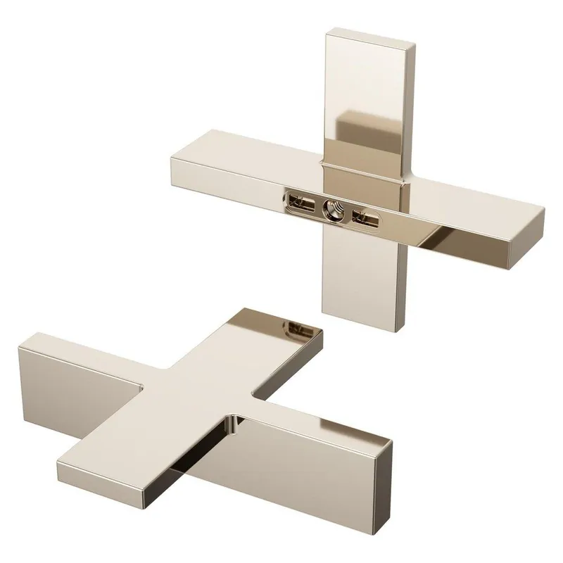 Pfister HHL-VRVXD Verve Cross Handle Kit, Polished Nickel