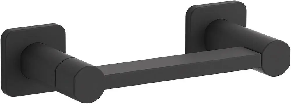 Kohler 23528-BL Parallel Wall Mount Toilet Tissue Holder in Matte Black