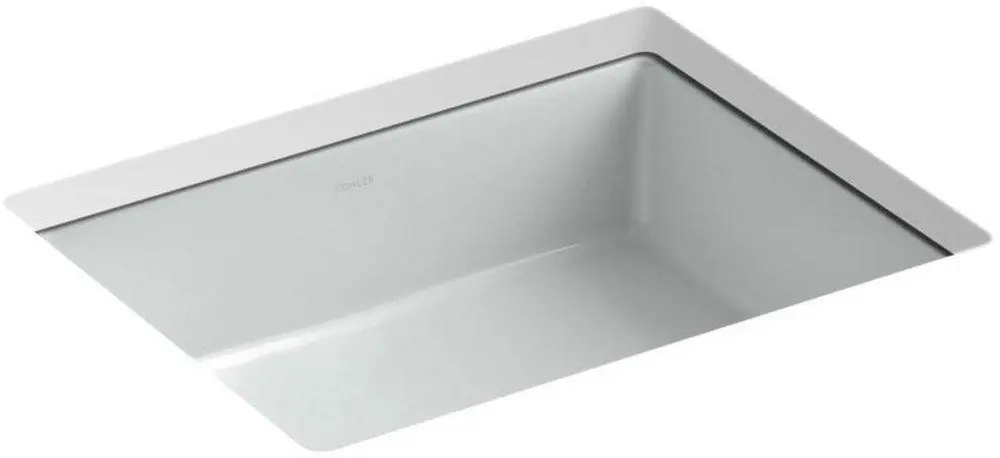 KOHLER 2882-95 Verticyl 19-13/16 x 15-5/8 in. Rectangular Undermount Bathroom Sink in Ice Grey