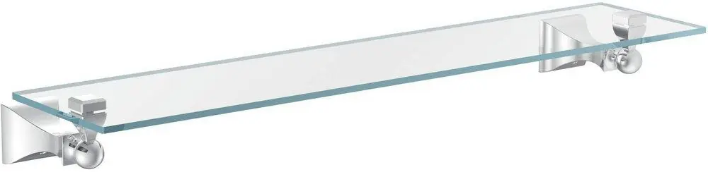 Moen DN8390CH Retreat Glass Shelf in Polished Chrome