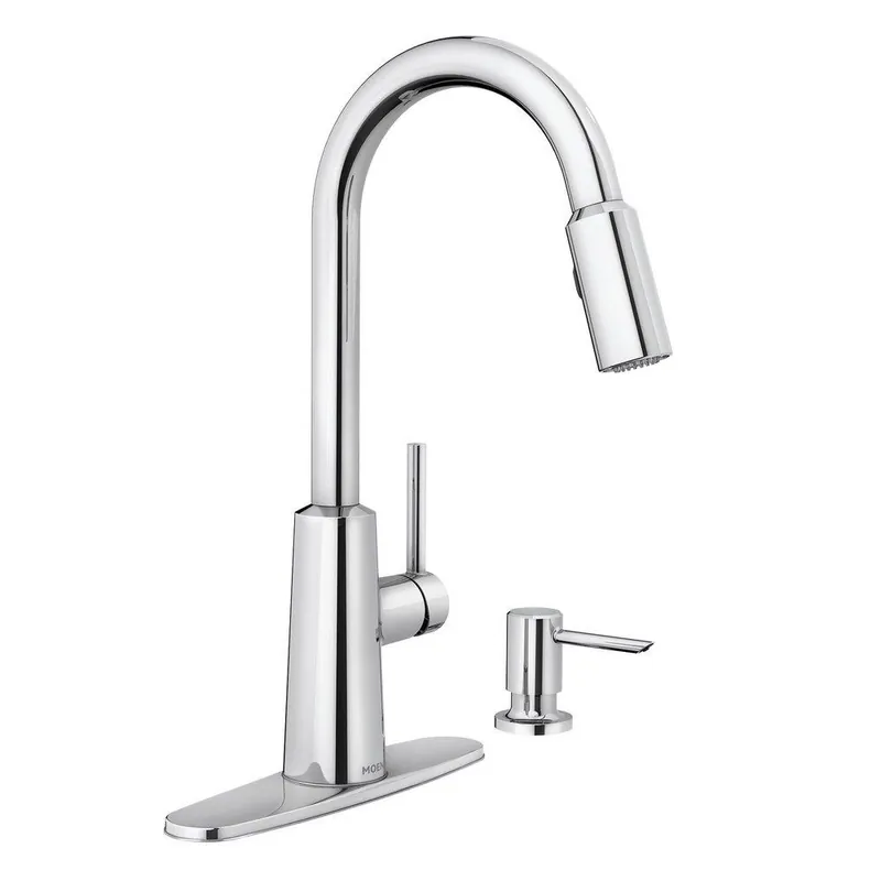 Moen 87066 Nori Single Handle Pull Down Kitchen Faucet in Polished Chrome