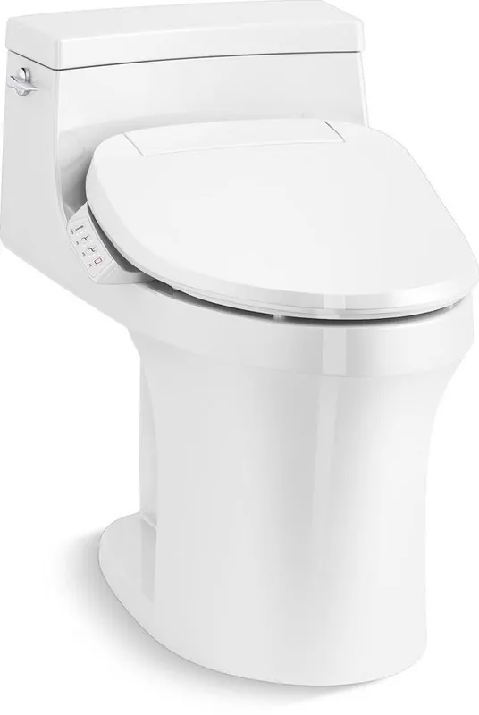 Kohler 5172-HC-0 San Souci 1.28 gpf Elongated One Piece Toilet in White
