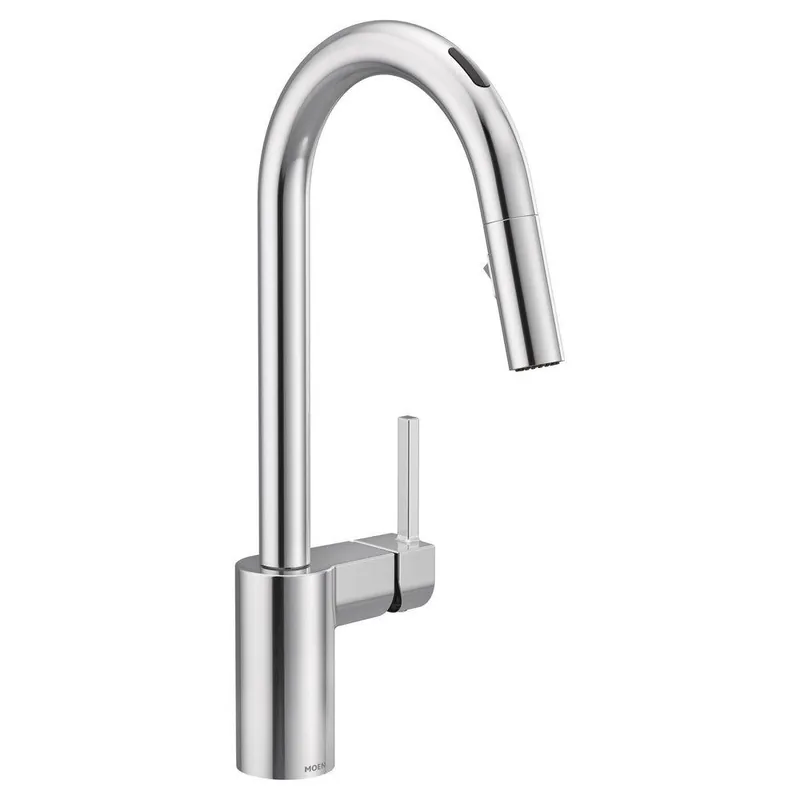 Moen 7565EVC Align Single Handle Pull Down Touchless Kitchen Faucet with Voice Activation in Chrome