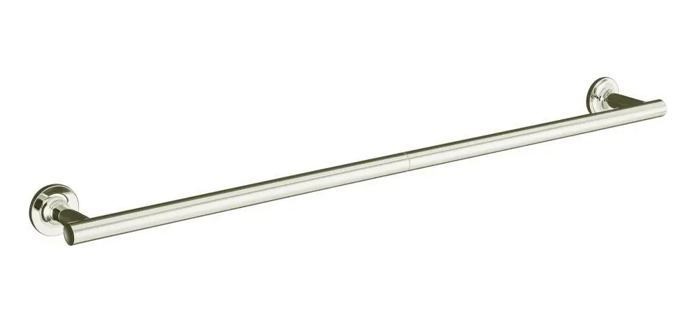 Kohler 14437-SN Purist 30 In. Towel Bar In Vibrant Polished Nickel
