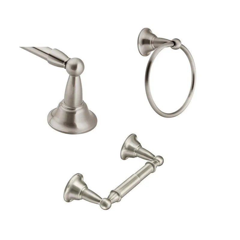 Moen DN6893BN Bath Accessory Kit in Brushed Nickel 3-Piece