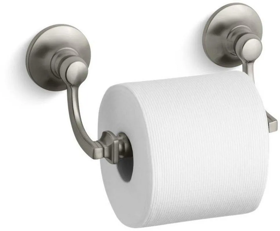 KOHLER 11415-BN Bancroft Wall Mount Toilet Tissue Holder in Vibrant Brushed Nickel