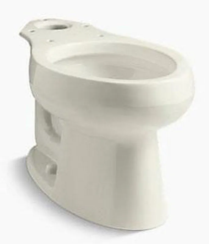 KOHLER 4198-96 Wellworth Elongated Toilet Bowl in Biscuit