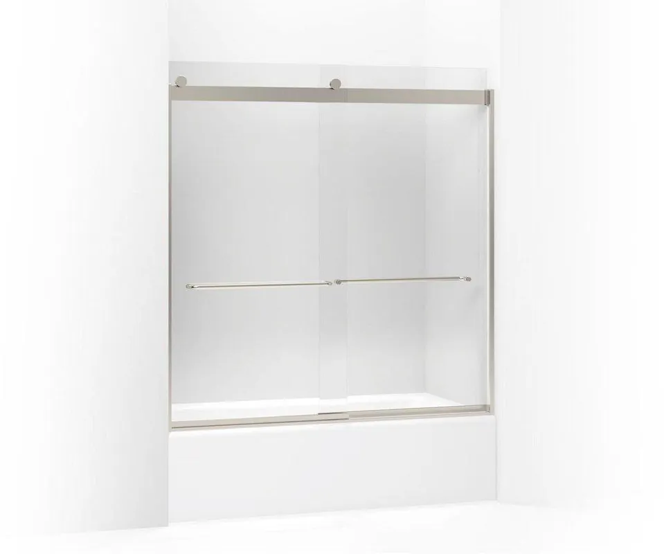 Kohler 706004-L-MX Levity 62 x 59-5/8 in Frameless Sliding Bath Door with Towel Bar