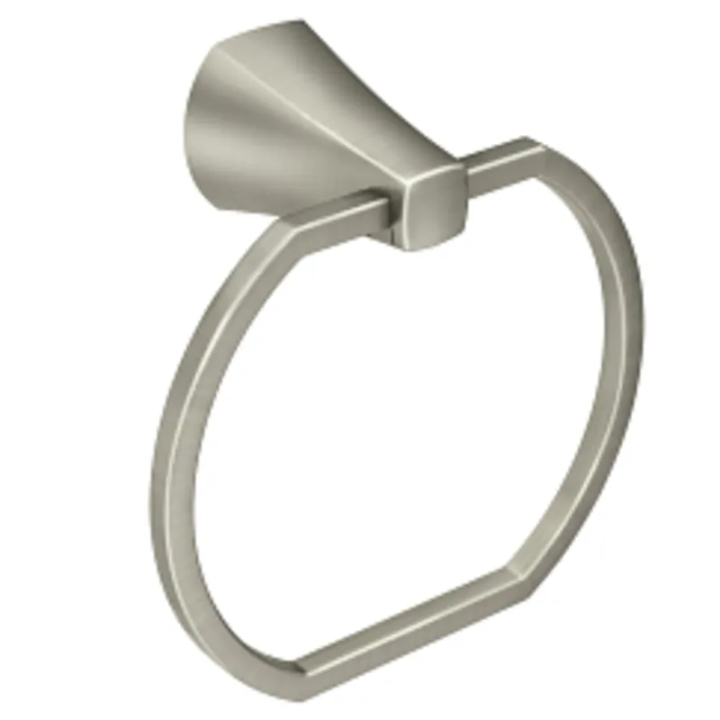 Moen MY8786BN Lindor Spot Resist Brushed Nickel Towel Ring