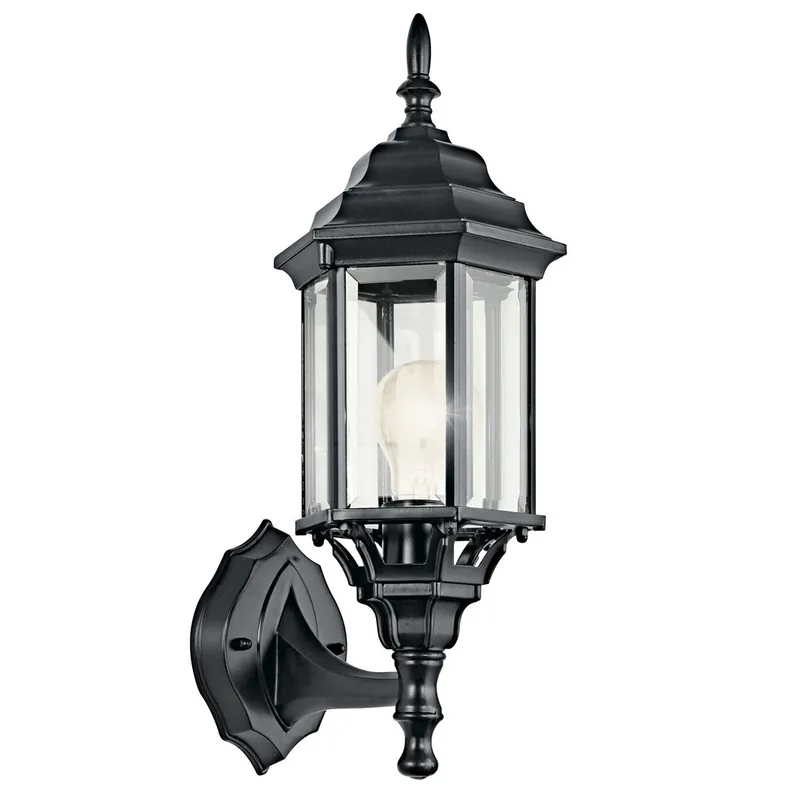 Kichler 49255BK The Chesapeake 1 Light Outdoor Wall Light