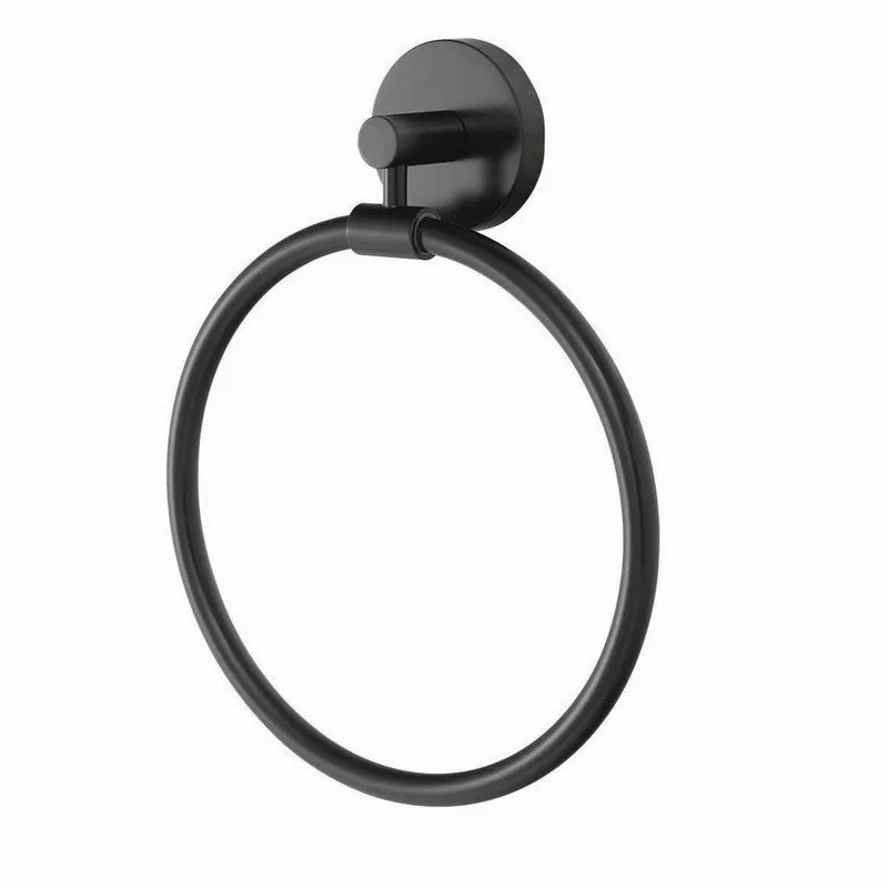 Speakman SA-2004-MB Neo Round Closed Towel Ring in Matte Black
