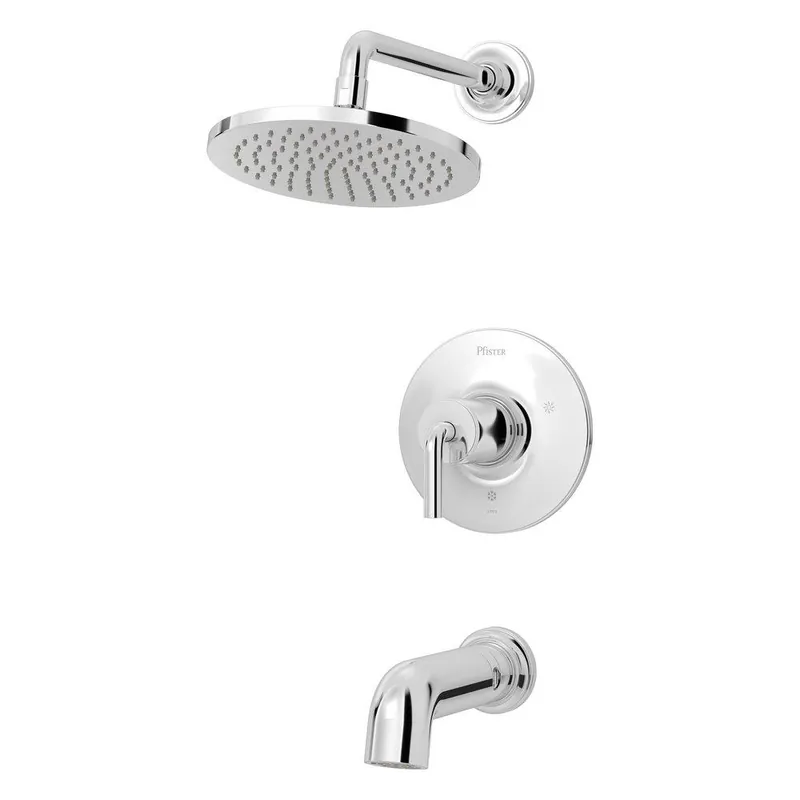 Pfister LG89-8TNTC Tenet One Handle Single Function Bathtub & Shower Faucet in Polished Chrome (Trim Only)