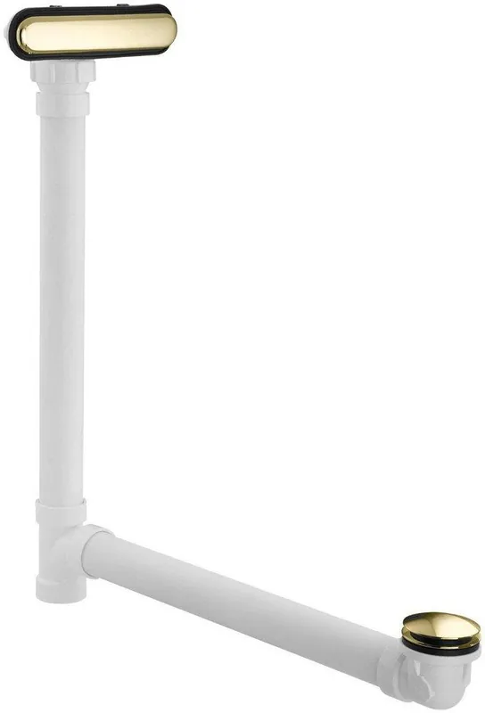 KOHLER 7272-PB ClearFlo Plastic Toe-Tap Drain in Vibrant Polished Brass