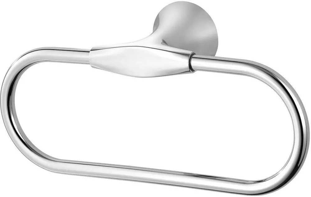 Pfister BRB-MF0C Kelen Rectangular Closed Towel Ring in Polished Chrome