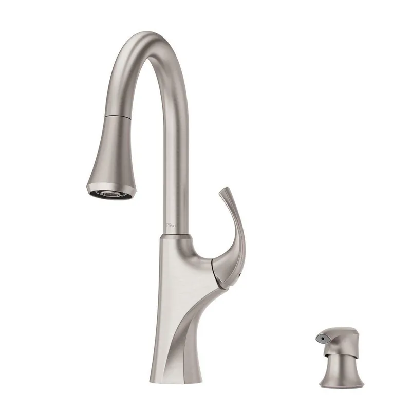 Pfister F-529-7MRGS Miri Single Handle Pull Down Kitchen Faucet in Spot Defense Stainless Steel
