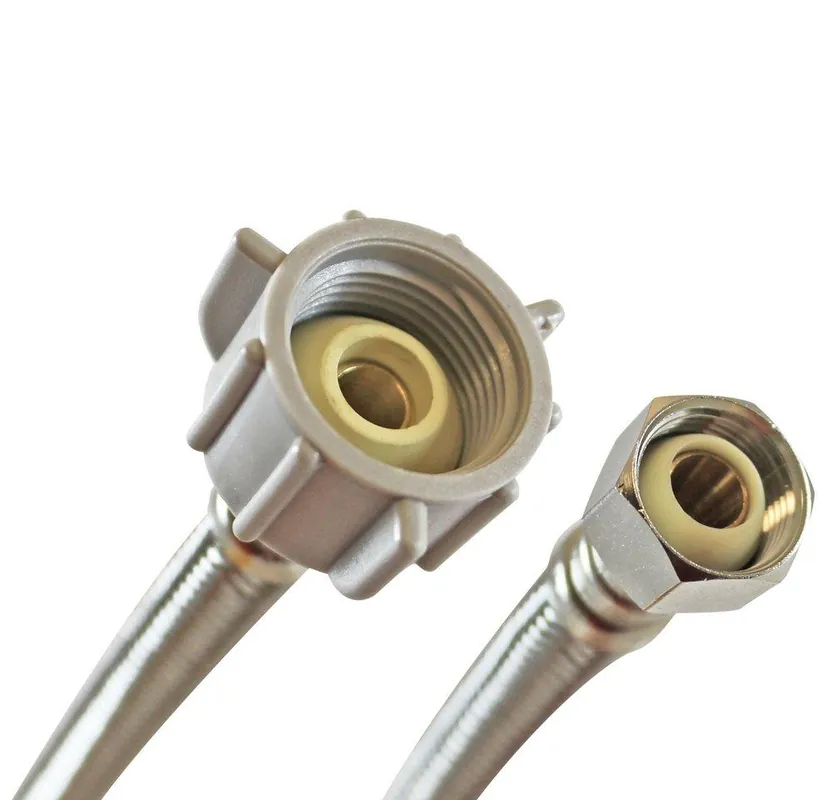 Fluidmaster B3T16 Click Seal 1/2 x 7/8 x 16 in. Compression x Ballcock Stainless Steel Toilet Closet Flexible Water Connector