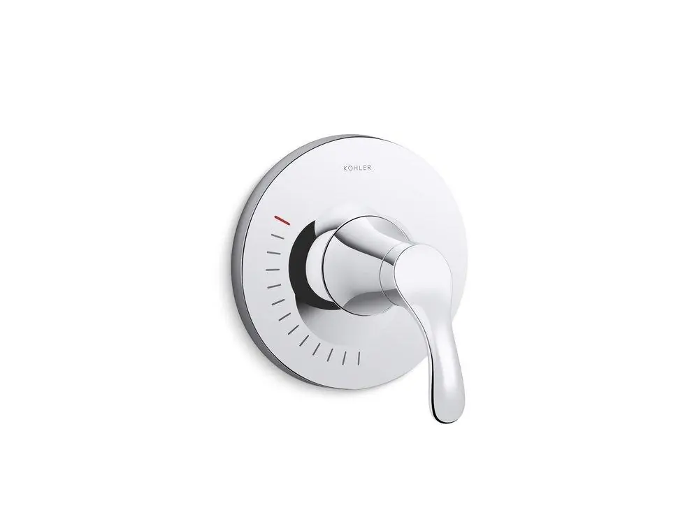 KOHLER TS23950-4-CP Simplice Single Handle Bathtub & Shower Faucet in Polished Chrome (Trim Only)