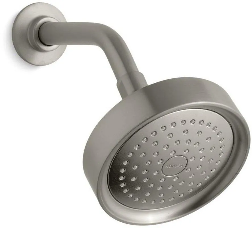 KOHLER 965-AK-BN Purist Single Function Showerhead in Vibrant Brushed Nickel