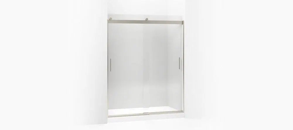 Kohler 706009-L-MX Levity 60-1/4 in. Shower Door with Handle in Matte Nickel
